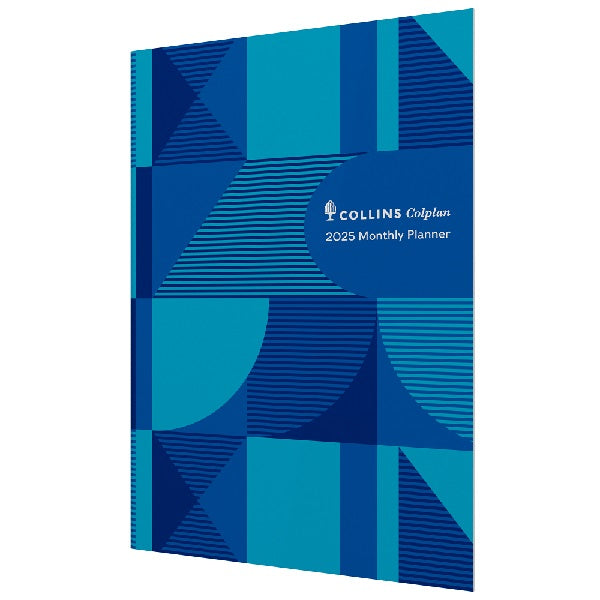 Collins Colplan Month to View Planner Diary 2026 Geo Blue 51C57 Collins Colplan Month to View Planner Diary 2026 Geo Blue 51C57